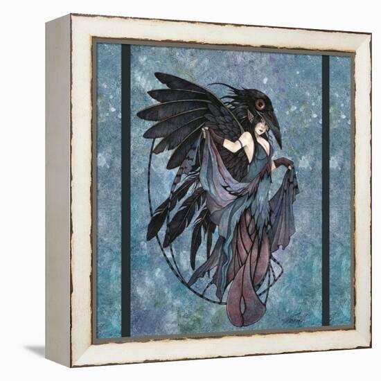 The Raven-Linda Ravenscroft-Framed Premier Image Canvas