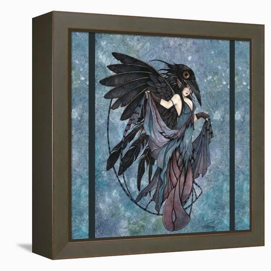 The Raven-Linda Ravenscroft-Framed Premier Image Canvas