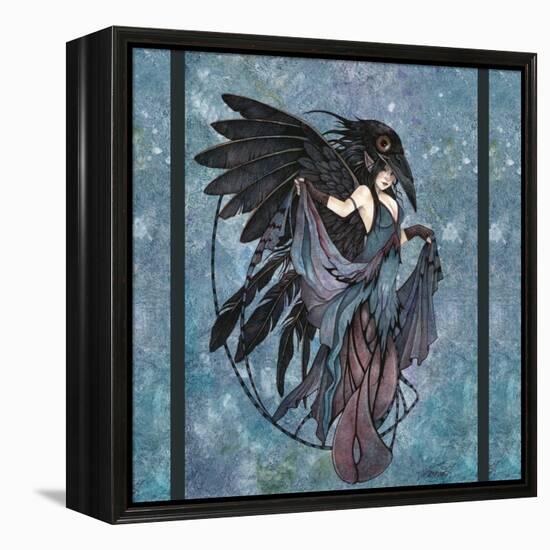 The Raven-Linda Ravenscroft-Framed Premier Image Canvas