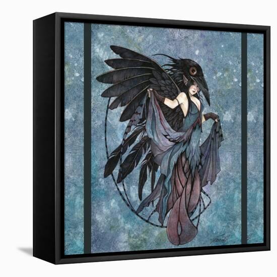 The Raven-Linda Ravenscroft-Framed Premier Image Canvas