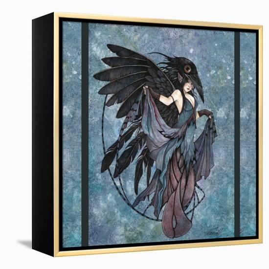 The Raven-Linda Ravenscroft-Framed Premier Image Canvas