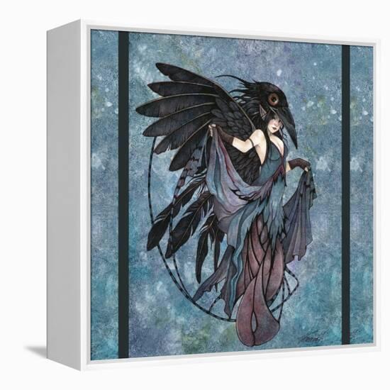 The Raven-Linda Ravenscroft-Framed Premier Image Canvas