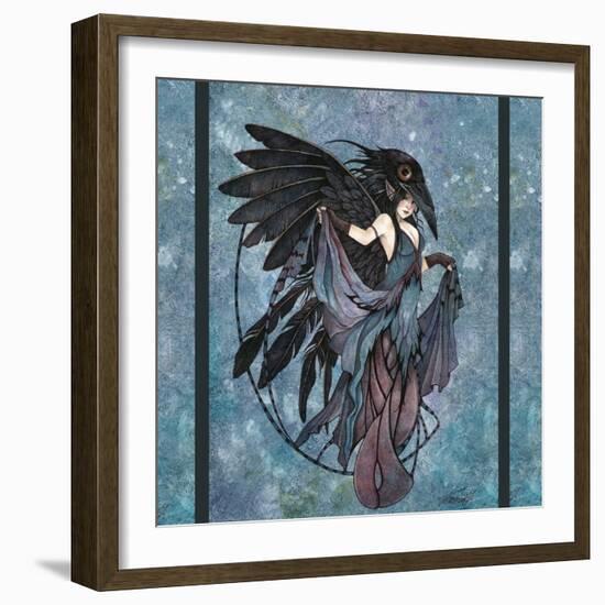 The Raven-Linda Ravenscroft-Framed Giclee Print