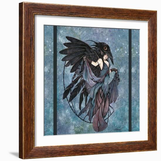 The Raven-Linda Ravenscroft-Framed Giclee Print