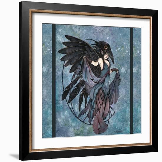 The Raven-Linda Ravenscroft-Framed Giclee Print