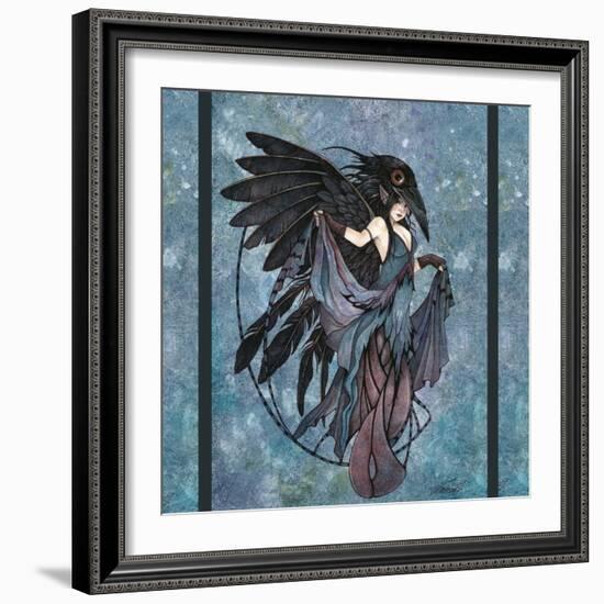 The Raven-Linda Ravenscroft-Framed Giclee Print