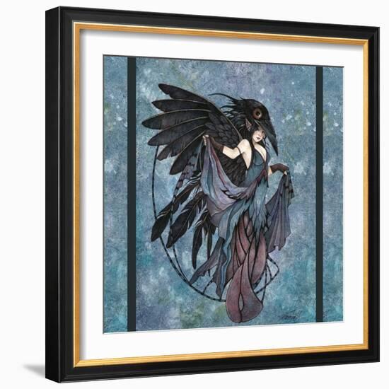 The Raven-Linda Ravenscroft-Framed Giclee Print