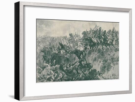 'The Ravine at Waterloo', 1815, (1896)-Unknown-Framed Giclee Print