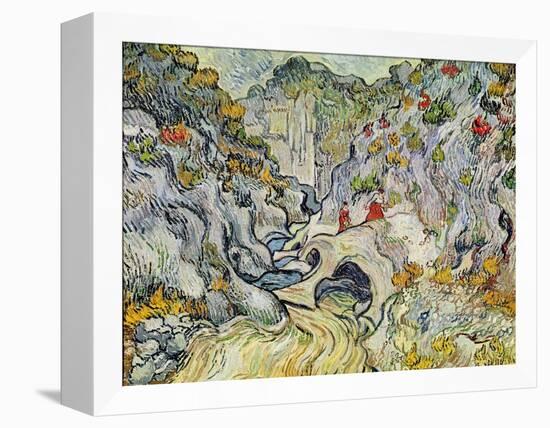 The Ravine of the Peyroulets, 1889-Vincent van Gogh-Framed Premier Image Canvas