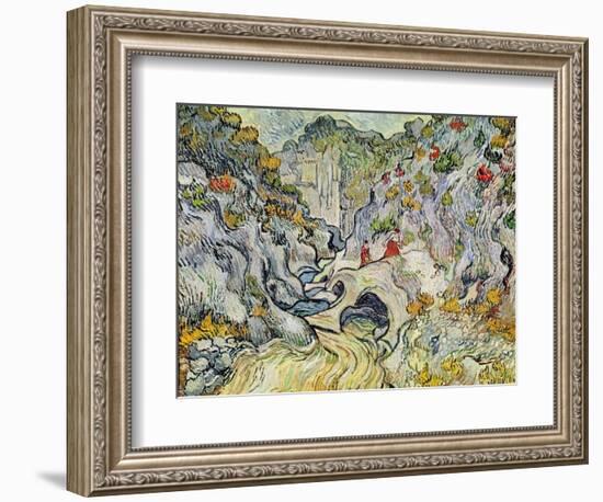 The Ravine of the Peyroulets, 1889-Vincent van Gogh-Framed Giclee Print