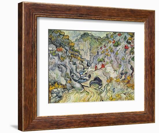 The Ravine of the Peyroulets, 1889-Vincent van Gogh-Framed Giclee Print