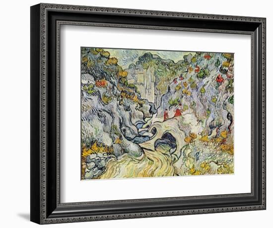 The Ravine of the Peyroulets, 1889-Vincent van Gogh-Framed Giclee Print