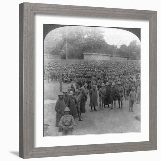 The Rawalpindi Manoeuvres Military Review, India, 1906-Underwood & Underwood-Framed Giclee Print