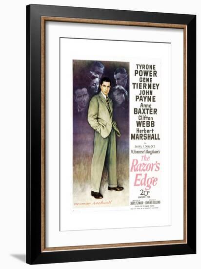 The Razor's Edge-null-Framed Premium Giclee Print