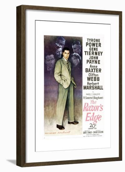 The Razor's Edge-null-Framed Art Print