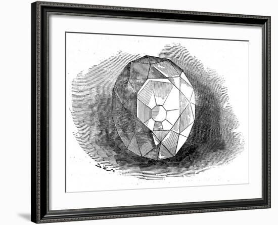 The Re-Cut Koh-I-Noor Diamond, 1852-null-Framed Photographic Print