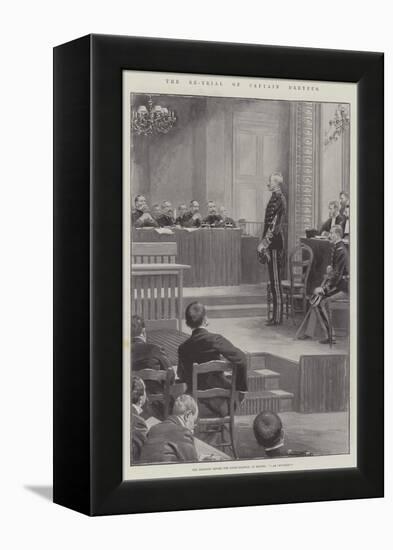 The Re-Trial of Captain Dreyfus-null-Framed Premier Image Canvas