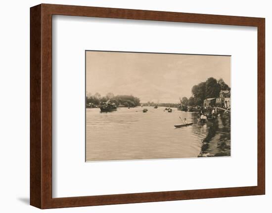 'The Reach, Walton-On-Thames', 1902-Unknown-Framed Photographic Print