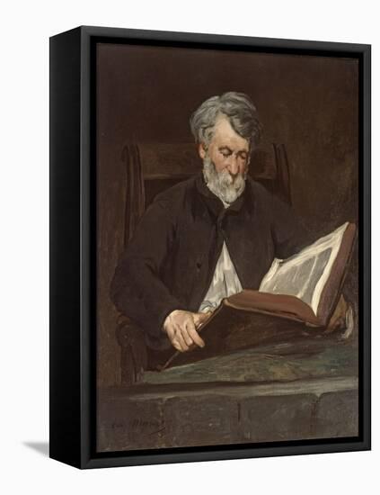 The Reader, 1861-Edouard Manet-Framed Premier Image Canvas