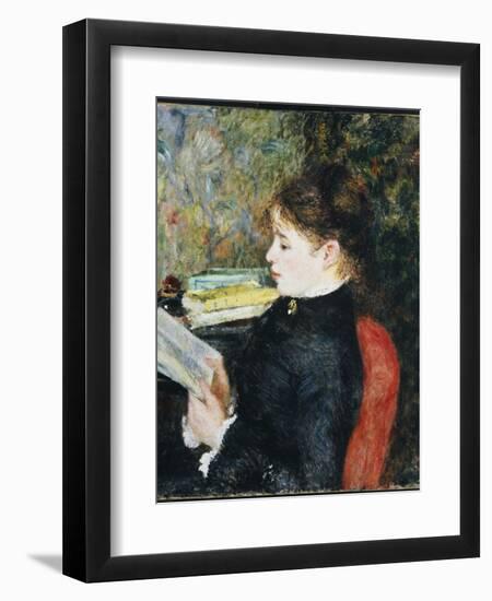 The Reader, 1877-Pierre-Auguste Renoir-Framed Giclee Print