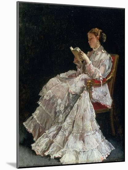 The Reader, C.1860-Alfred Emile Léopold Stevens-Mounted Giclee Print