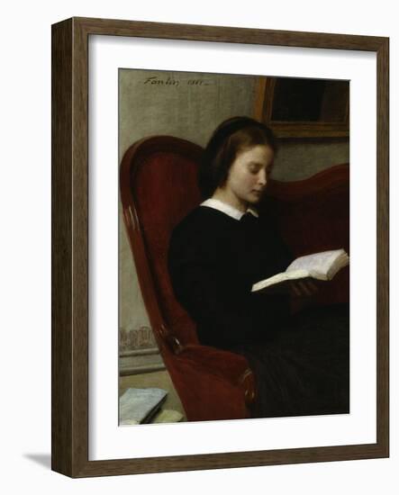 The Reader, c.1861-Henri Fantin-Latour-Framed Giclee Print