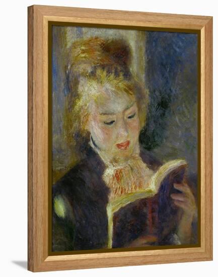 The Reader (La Liseuse), 1874-1876-Pierre-Auguste Renoir-Framed Premier Image Canvas