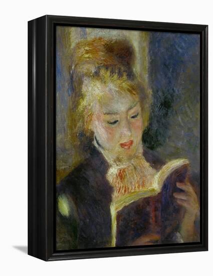 The Reader (La Liseuse), 1874-1876-Pierre-Auguste Renoir-Framed Premier Image Canvas