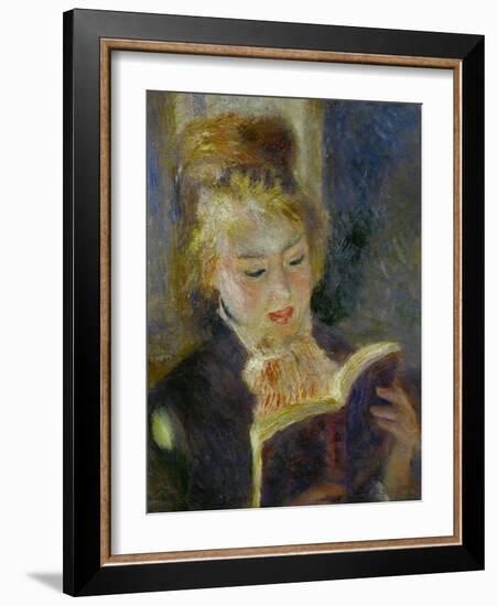 The Reader (La Liseuse), 1874-1876-Pierre-Auguste Renoir-Framed Giclee Print