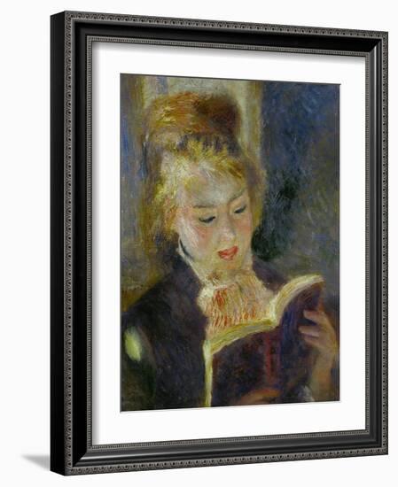 The Reader (La Liseuse), 1874-1876-Pierre-Auguste Renoir-Framed Giclee Print