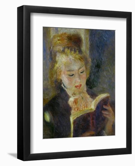 The Reader (La Liseuse), 1874-1876-Pierre-Auguste Renoir-Framed Giclee Print