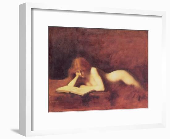 The Reader-Jean-Jacques Henner-Framed Giclee Print