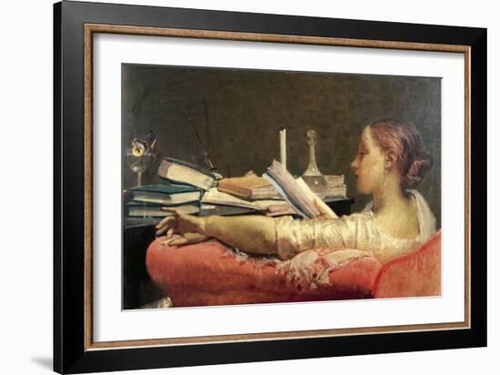 The Reader-Federico Faruffini-Framed Giclee Print