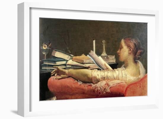 The Reader-Federico Faruffini-Framed Giclee Print