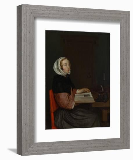 The Reader-Eglon Hendrick van der Neer-Framed Giclee Print