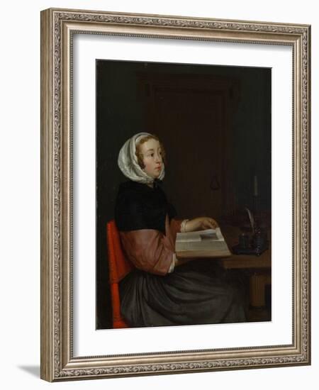 The Reader-Eglon Hendrick van der Neer-Framed Giclee Print