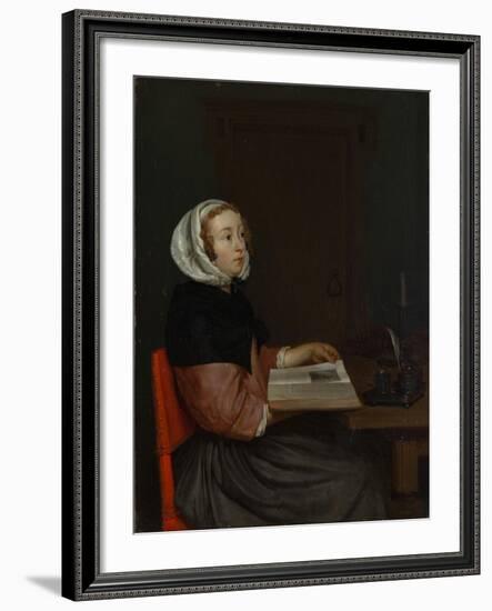 The Reader-Eglon Hendrick van der Neer-Framed Giclee Print