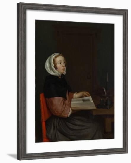 The Reader-Eglon Hendrick van der Neer-Framed Giclee Print