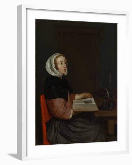 The Reader-Eglon Hendrick van der Neer-Framed Giclee Print