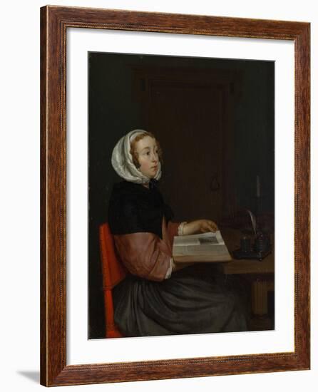 The Reader-Eglon Hendrick van der Neer-Framed Giclee Print