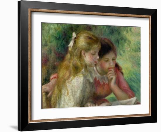 The Reading, c.1890-95-Pierre-Auguste Renoir-Framed Giclee Print