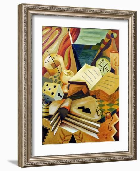 The Reading Corner, 1999-Carolyn Hubbard-Ford-Framed Giclee Print