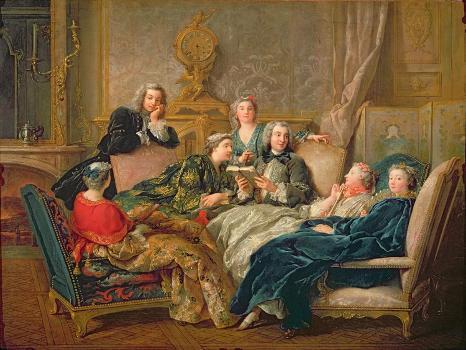 The Reading from Moliere, C.1728' Giclee Print - Jean Francois de Troy |  Art.com