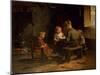 The Reading Lesson-Evert Pieters-Mounted Giclee Print