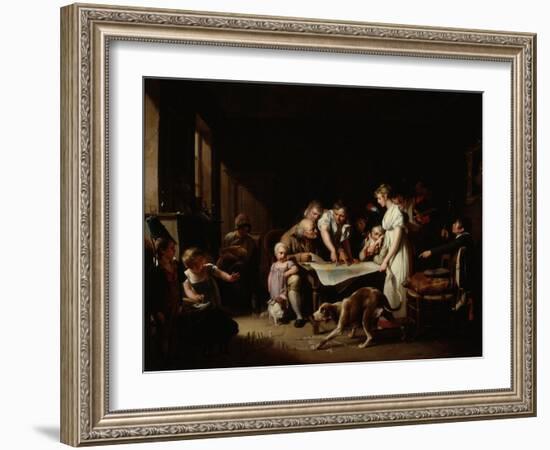 The Reading of the Bulletin of the Grand Army, 1807-Louis Leopold Boilly-Framed Giclee Print