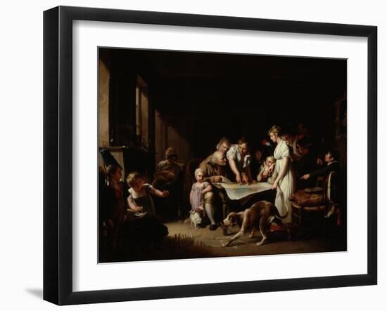 The Reading of the Bulletin of the Grand Army, 1807-Louis Leopold Boilly-Framed Giclee Print