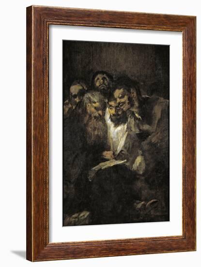 The Reading (Politician)-Francisco de Goya-Framed Giclee Print