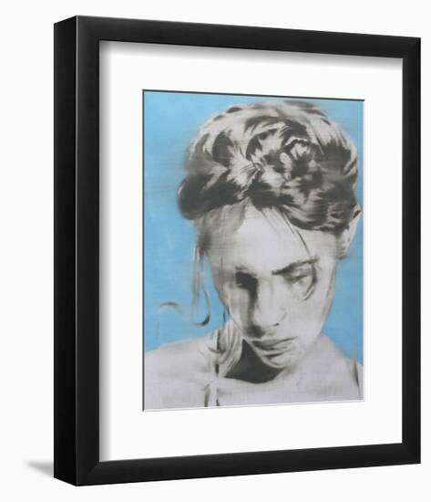 The Real Blue-János Huszti-Framed Art Print