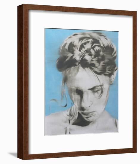 The Real Blue-János Huszti-Framed Art Print