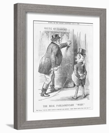 The Real Parliamentary Whip, 1884-Joseph Swain-Framed Giclee Print